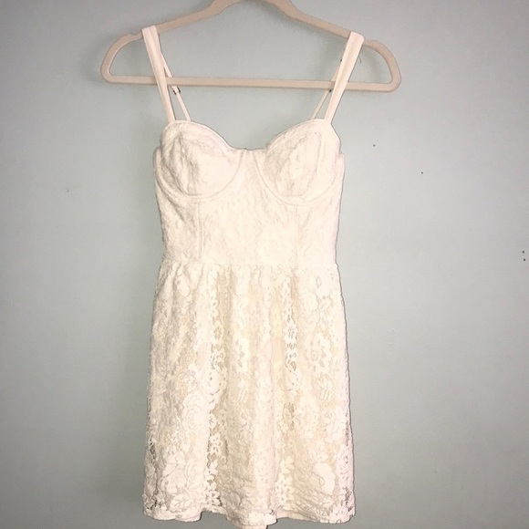 Abercrombie & Fitch Bustier & Lace Sundress Size Small​​​​ - Picture 1 of 6